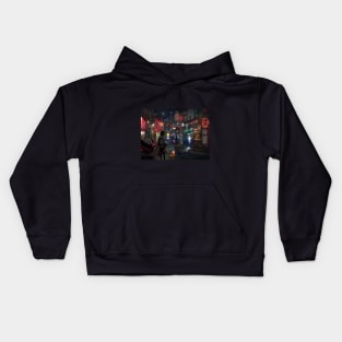 Alone in Tokyo Kids Hoodie